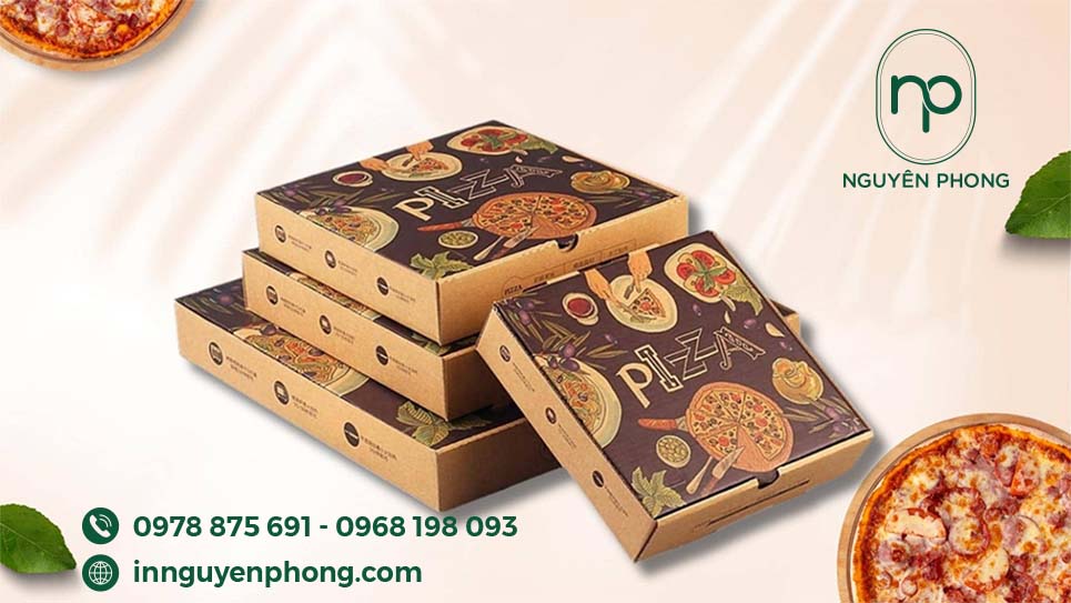 Mẫu in hộp Pizza đẹp ấn tượng